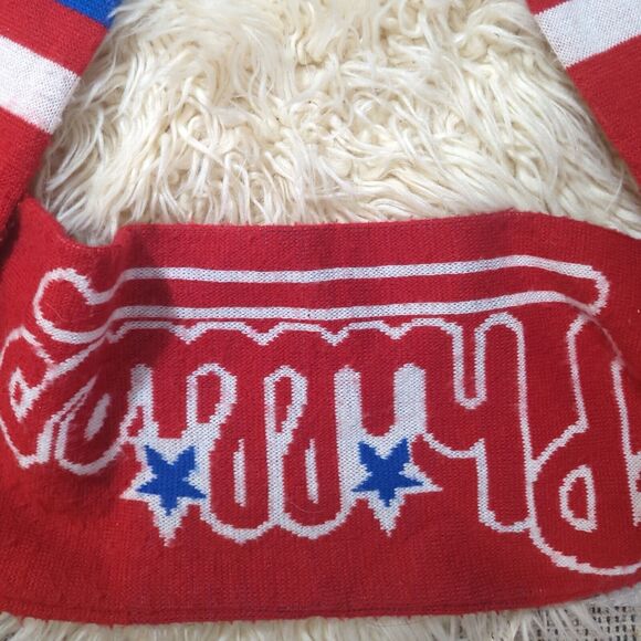FOCO Philadelphia Phillies 2012 Team Stripe Scarf Collective Winter Hockey Scarf - Picture 3 of 9